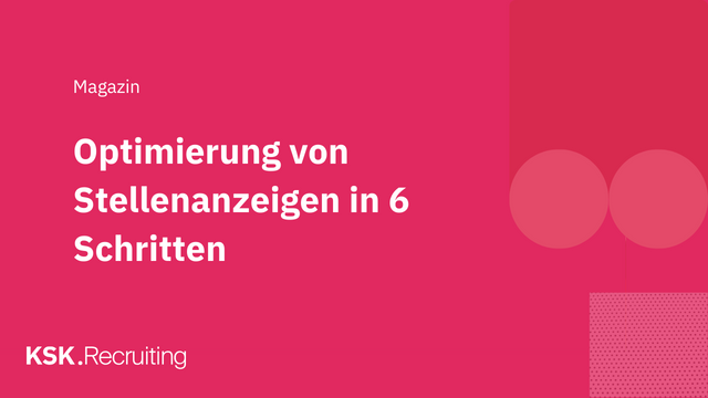 Optimierung von Stellenanzeigen